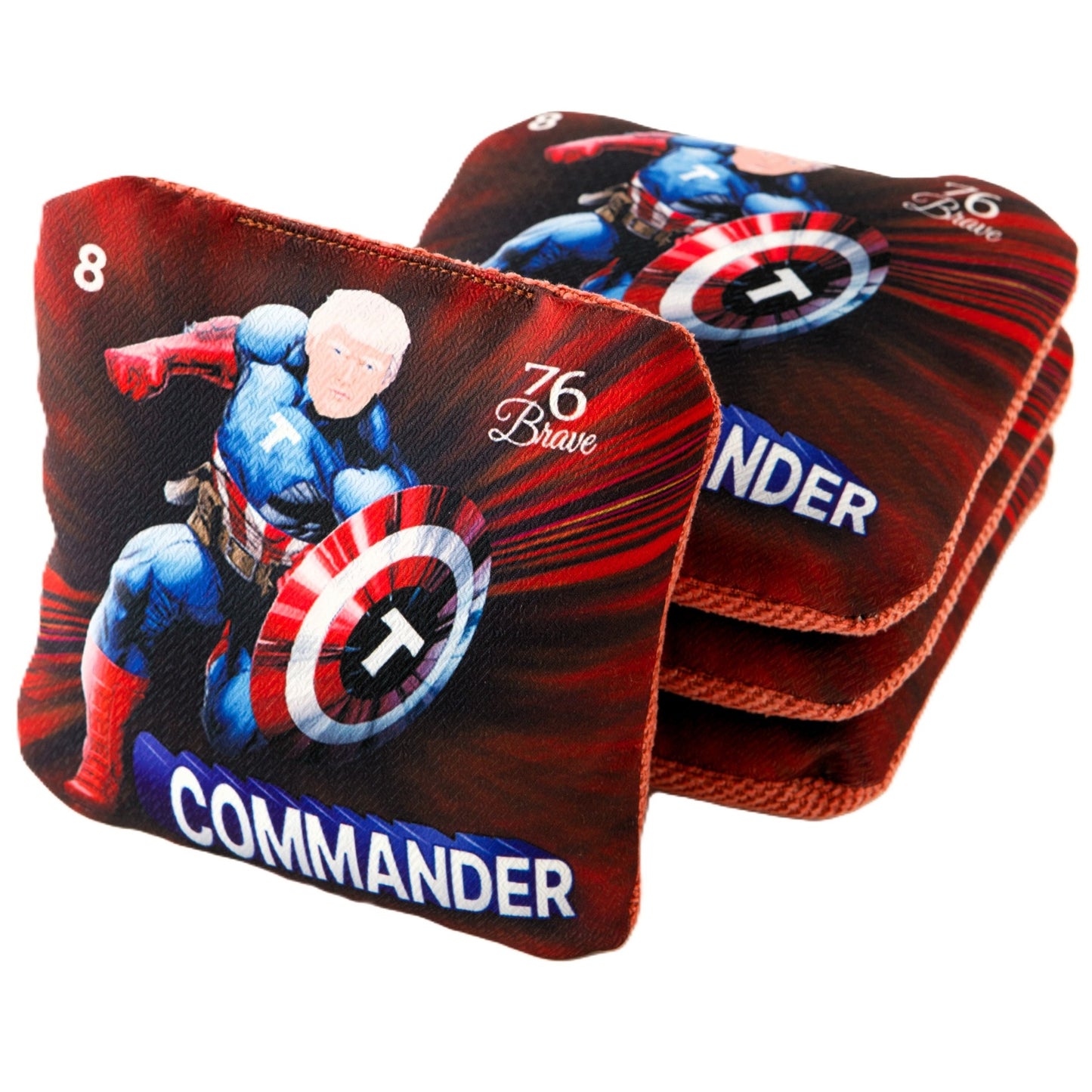 Limited Edition Commander Rebel Red Premium Pro Carpet Bags | Speed 5/8 | Set of 4