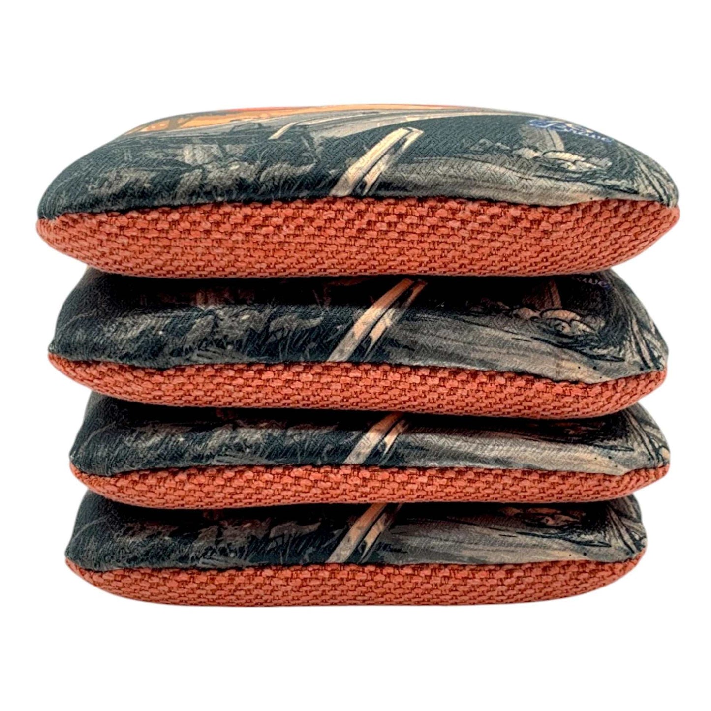 Hazzard Pro Carpet Cornhole Bags – side stack – Dukes of Hazzard inspired 1969 Dodge Charger R/T American muscle car design – 76Brave Cornhole