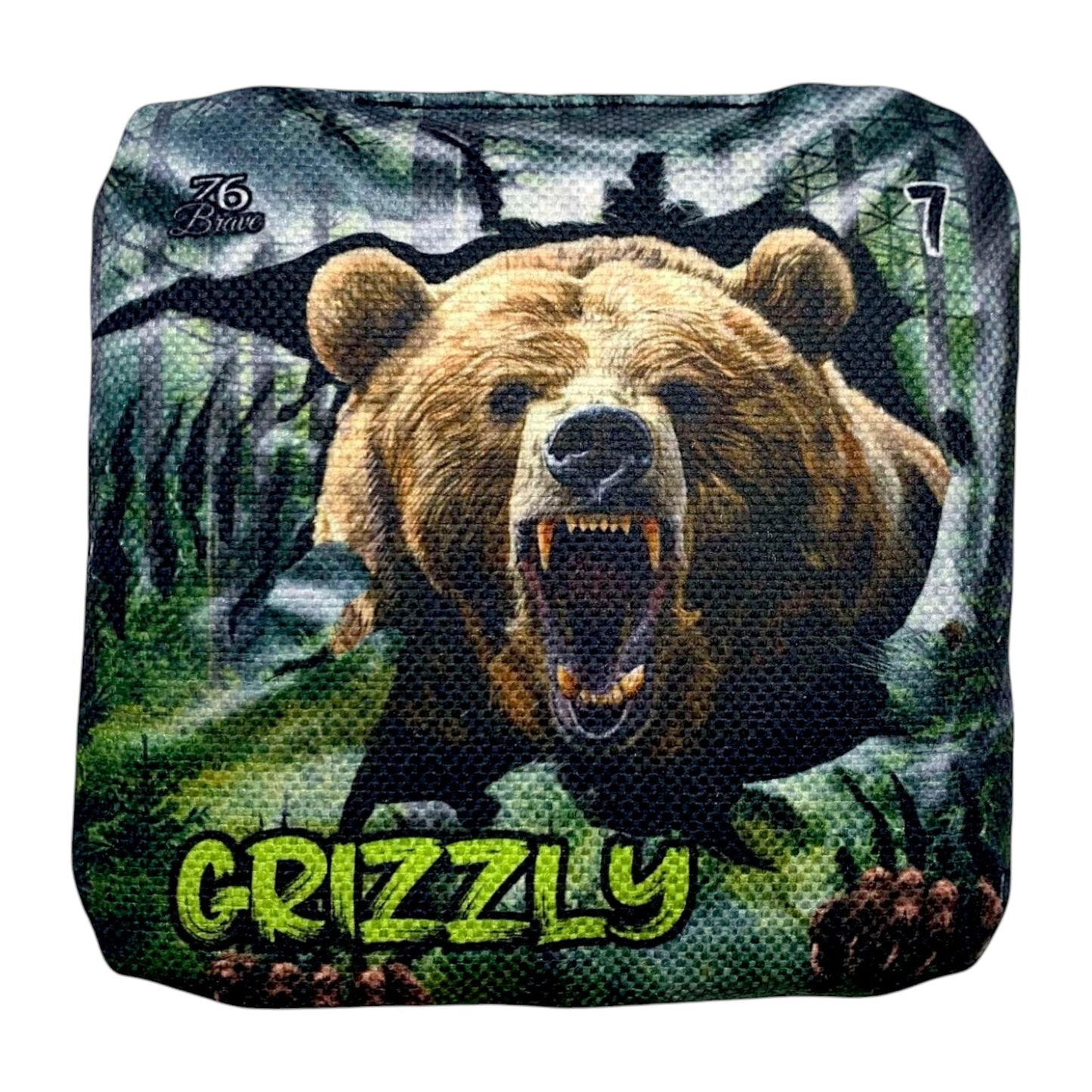 Grizzly Pro Power and Control | Dual Sided | Speed 4/7 | Set of 4 - 76Brave Cornhole